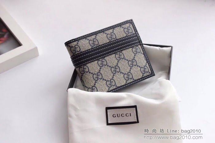 GUCCI古馳 錢包 實物拍攝 原廠材料 男士短錢夾 138042   ydgq3248